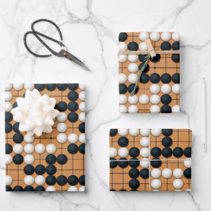 Nakade Shapes Wrapping Paper Sheets