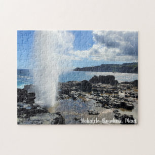 Nakalele Blowhole Scenic Maui Jigsaw Puzzle