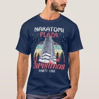 Nakatomi Plaza Christmas Party 1988 Funny Xmas Vin T-Shirt