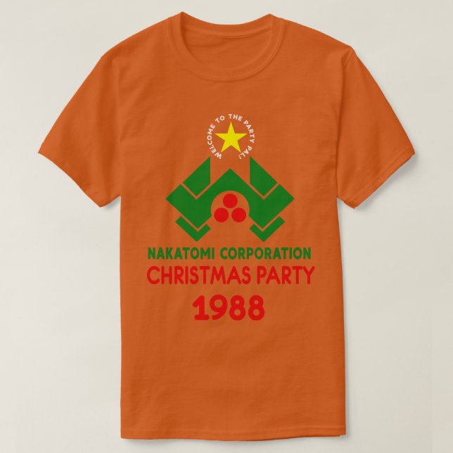 Nakatomi Plaza Christmas Party T-Shirt (Design Front)