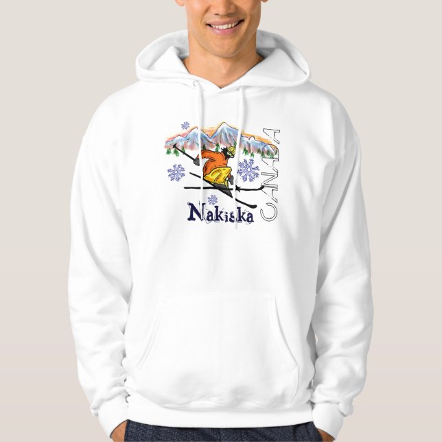 Nakiska Canada ski hoodie (Front)
