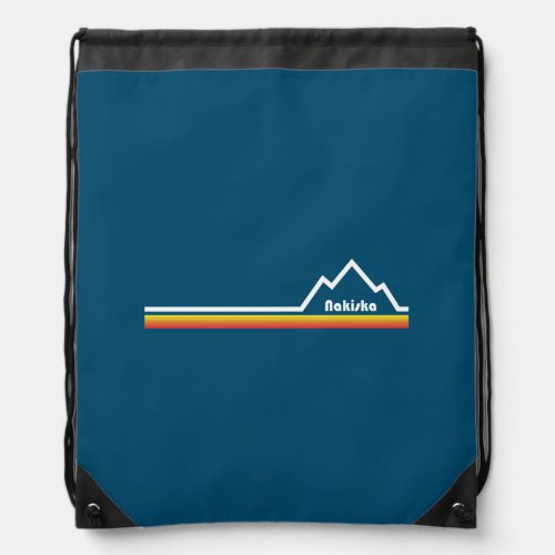 Nakiska Ski Area Drawstring Bag