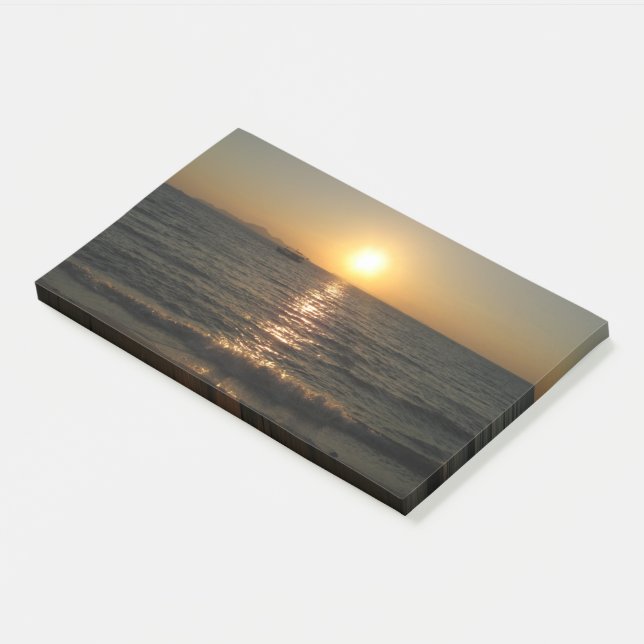 Naklua Beach Sunset .. Pattaya, Chonburi, Thailand Post-it Notes (Angled)
