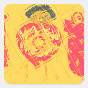 Nakupenda - I Love U Swahili Word Text Meaning Art Square Sticker