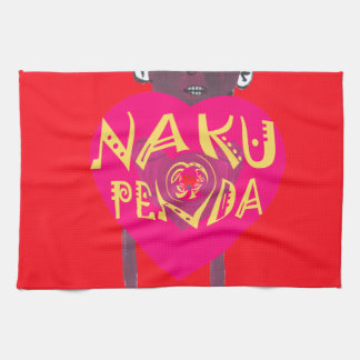 Nakupenda Love Art – Swahili Heart Design Kitchen Towel