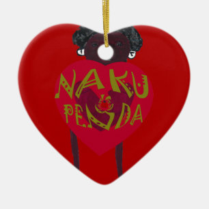 Nakupenda Sana Art Print Swahili Design Ceramic Ornament