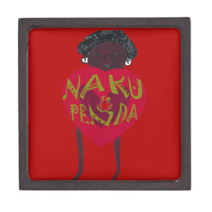  Nakupenda Sana Art Print  Swahili Design Gift Box
