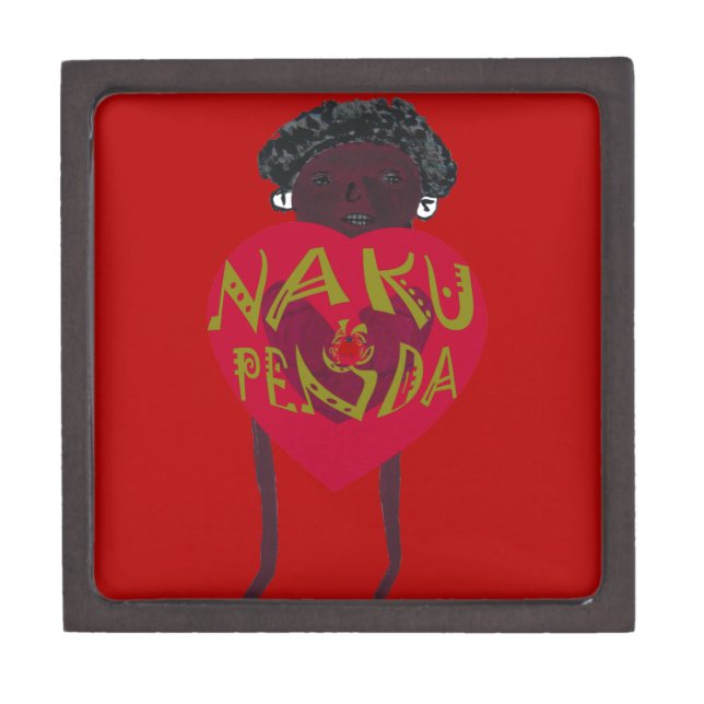  Nakupenda Sana Art Print  Swahili Design Gift Box (Front)