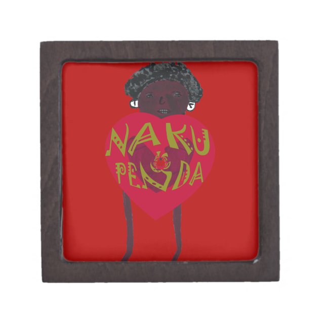 Nakupenda Sana Art Print  Swahili Design Gift Box (Front)
