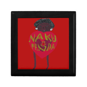 Nakupenda Sana Art Print Swahili Design Jewelry Box