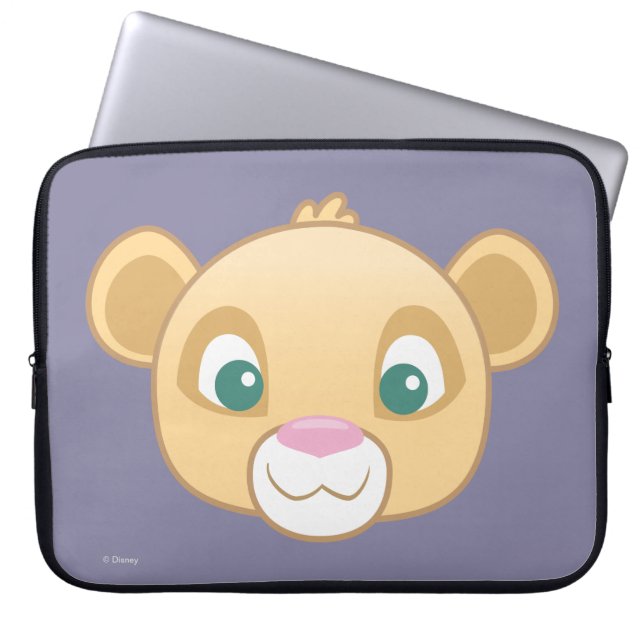Nala Emoji Laptop Sleeve (Front)