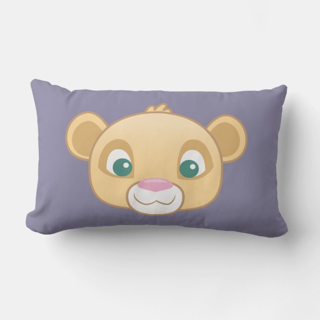 Nala Emoji Lumbar Pillow (Front)