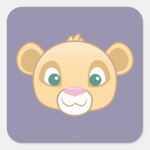 Nala Emoji Square Sticker