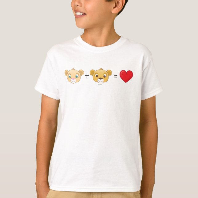 Nala+Simba=Love 2 T-Shirt (Front)