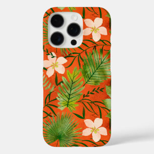 Nalani Hawaiian Tropical Garden Coral iPhone 16 Pro Case