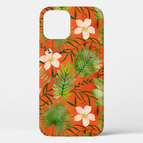 Nalani Hawaiian Tropical Garden Coral  iPhone 12 Pro Case