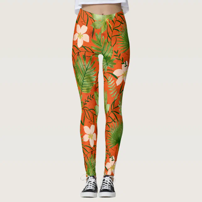 Hawaiian Fruit Tropical Print Women's Leggings