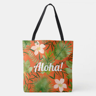 Vintage Hawaiian Tote Bags | Zazzle