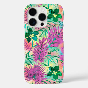 Nalani Hawaiian Tropical Garden Fuchsia  iPhone 16 Pro Case