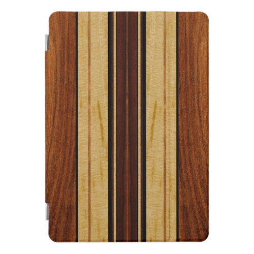 Nalu Hou Faux Koa Wood Surfboard iPad Smart Cover