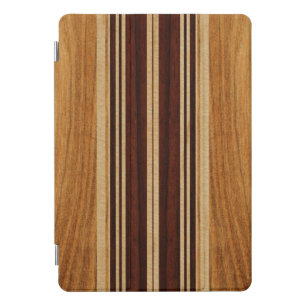 Nalu Lua Faux Koa Wood Surfboard iPad Smart Cover