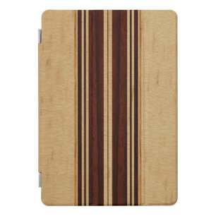 Nalu Lua Faux Koa Wood Surfboard iPad Smart Cover