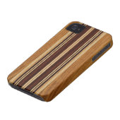 Nalu Lua Faux Koa Wood Surfboard iPhone 4 Cases (Bottom)