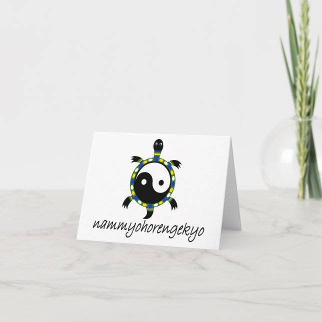 NAM MYOHO RENGE KYO... HOLIDAY CARD (Front)