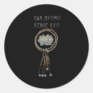 Nam Myoho Renge Kyo Juzu Bead Classic Round Sticker
