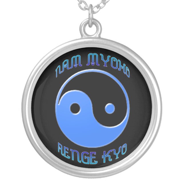 'Nam Myoho Renge Kyo' Yin & Yang Buddhism Necklace (Front)