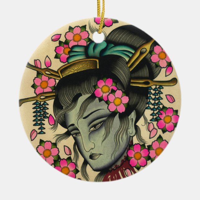 namakubi ceramic ornament (Front)