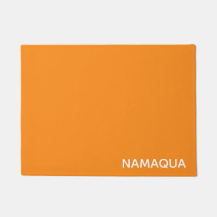 Namaqua orange color name doormat