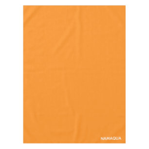 Namaqua orange color name tablecloth