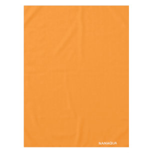 Namaqua orange color name tablecloth