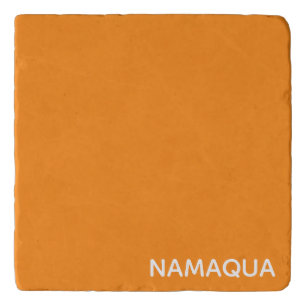 Namaqua orange color name trivet