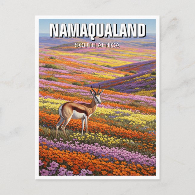 Namaqualand South Africa Travel Postcard (Front)