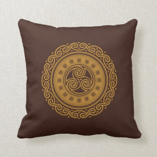 Namara Brown Throw Pillow