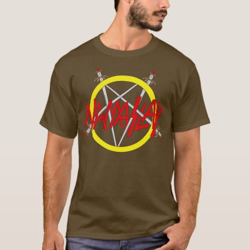 NAMASLAY Namaste for Heavy Metal Fans T_Shirt