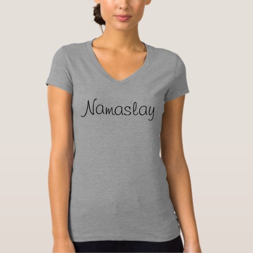 Namaslay Yoga Fitted Jersey Tee