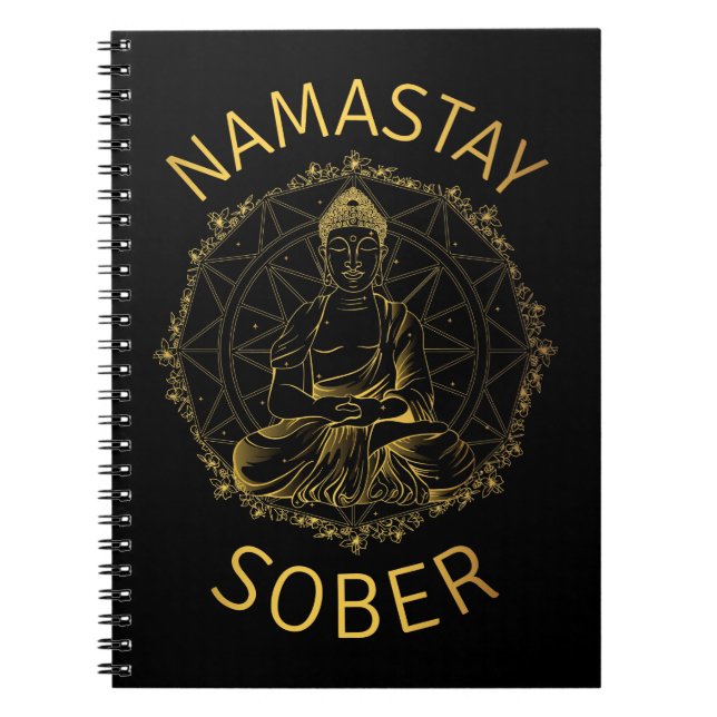 Namastay Sober II Notebook (Front)