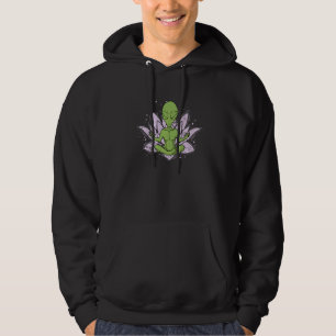 Namaste Alien meditating Hoodie