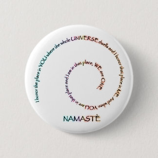 Namaste and its Meaning Button