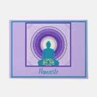 Yoga WELCOME Mat, Welcome Doormat, Namaste Out