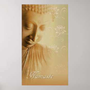 Namaste Buddha Poster by Avanda at Zazzle