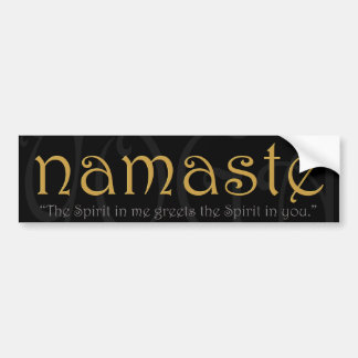 Namaste Bumper Sticker