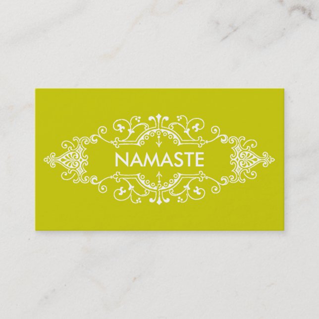 Namaste Business Card (Front)