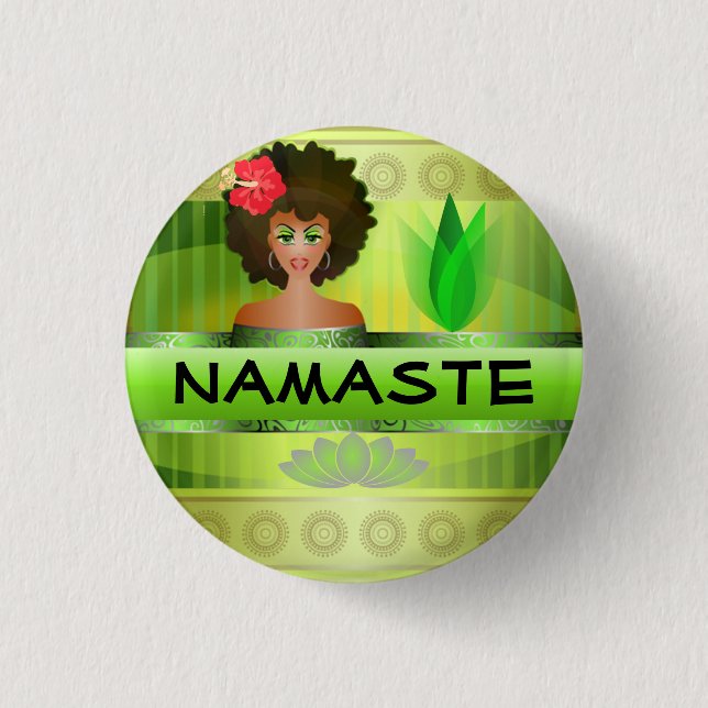 Namaste button (Front)