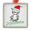 Namaste Cat ornament
