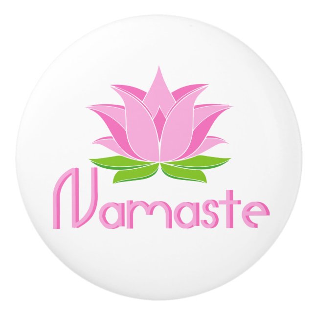 Namaste Ceramic Knob (Front)