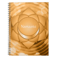 Namaste Chakra Chi Spiritual Zen Personalize Notebook